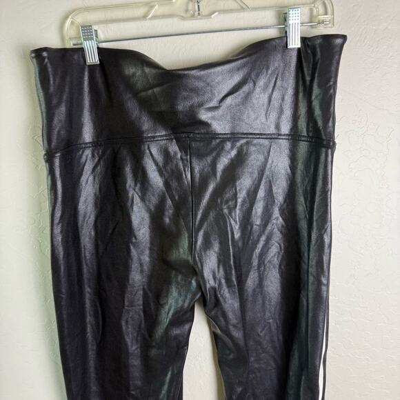 Spanx Faux Leather White Stripe Legging 3X NWT 20187P - Picture 8 of 13